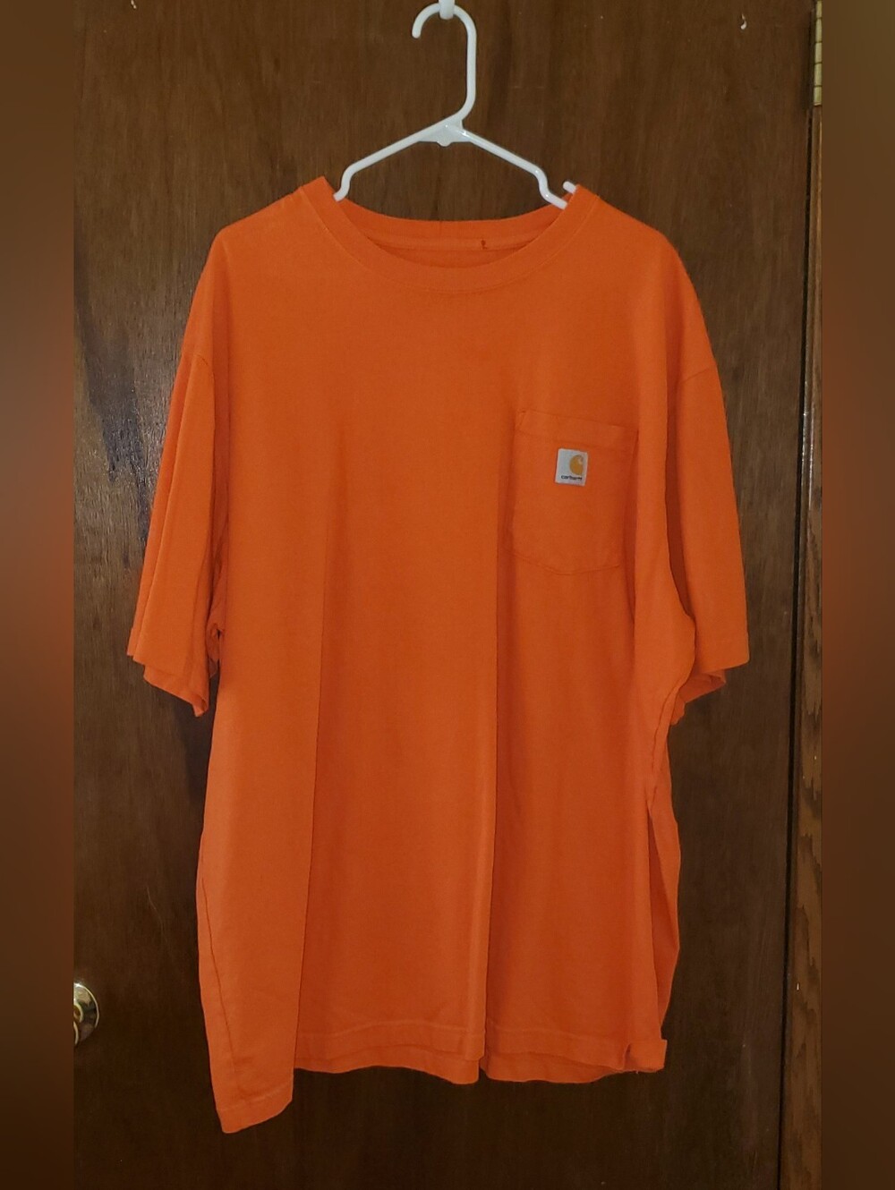 Carhartt Orange Short-Sleeve Pocket T Shirt Sz 2xl